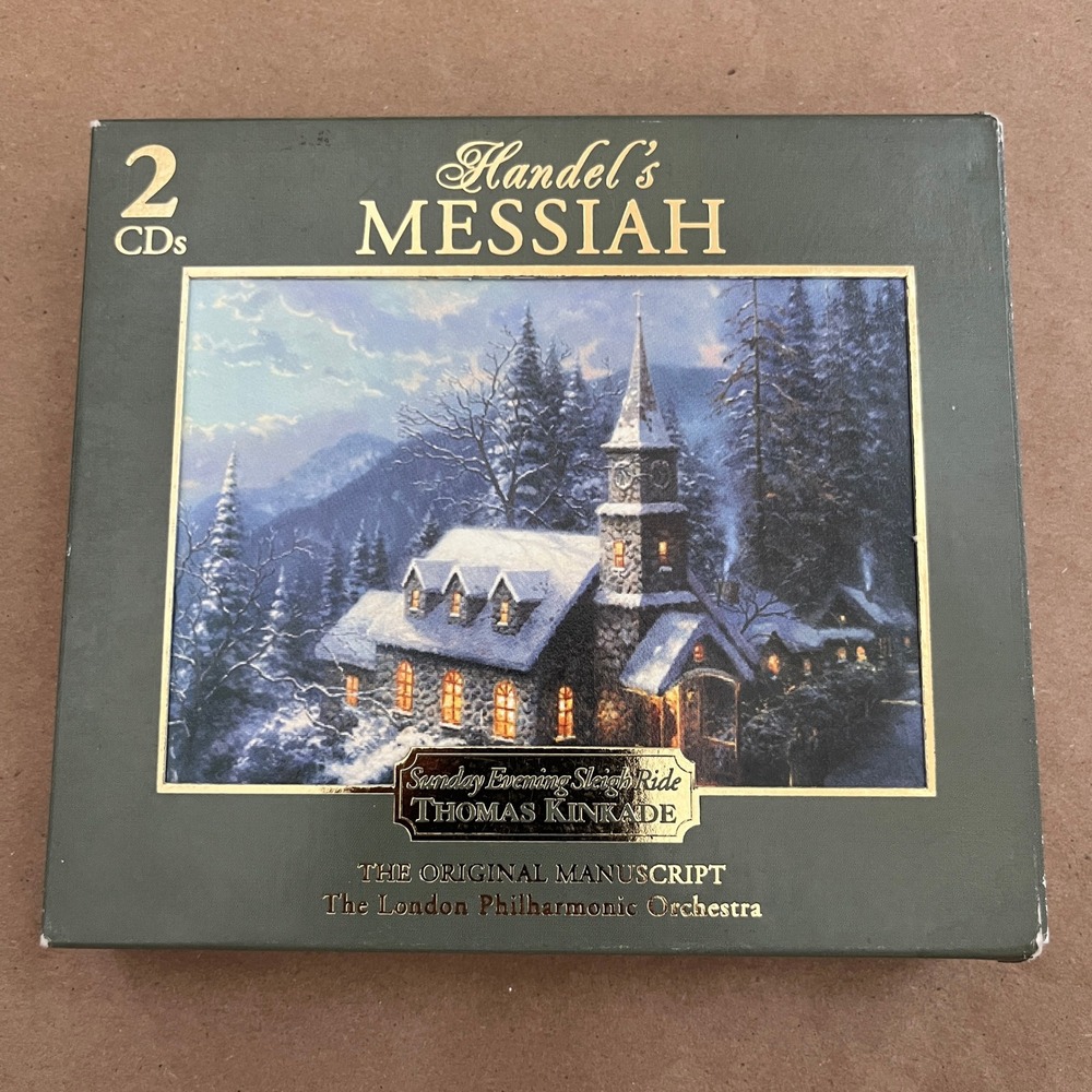 Handel Messiah 2 CD Set London Philharmonic Orchestra Thomas Kinkade 2004 Choral